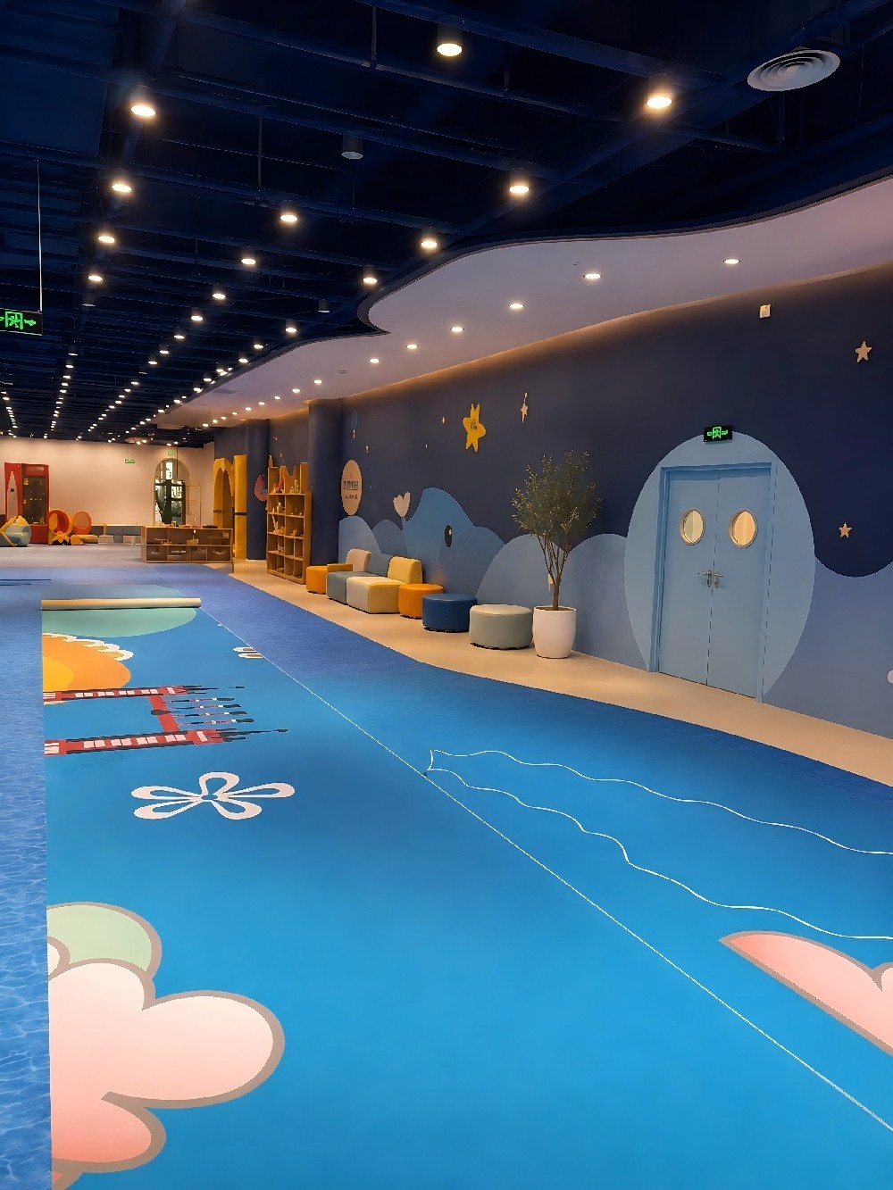 Custom British-Themed Indoor Kids Play Center Project