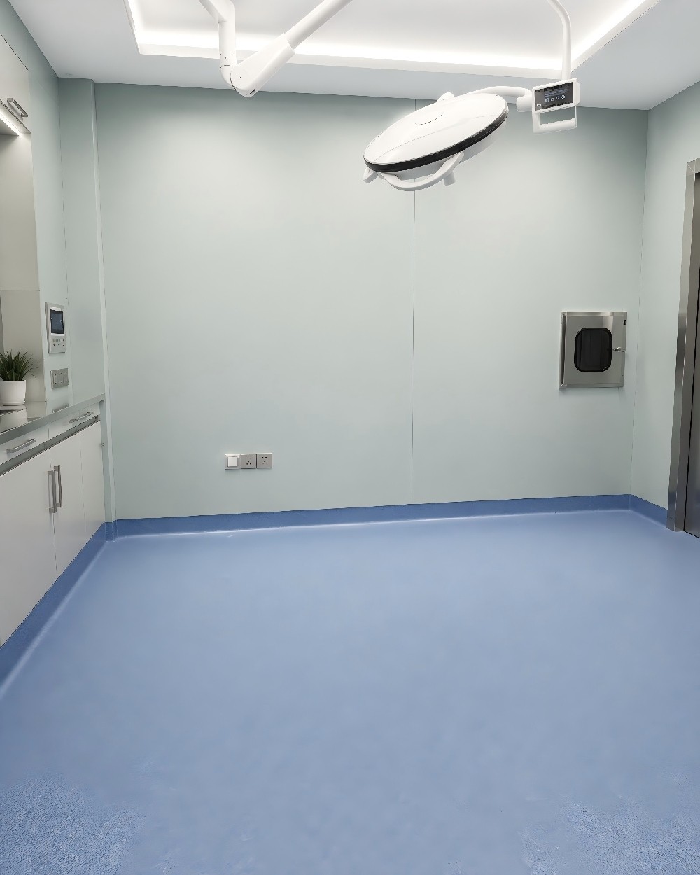 Premium Vinyl Flooring Solution for a Modern Hospital in Colombia