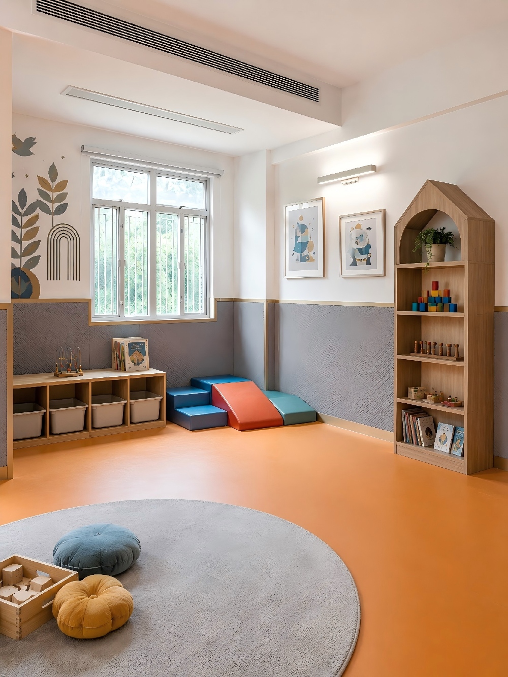 Modern International Preschool Activity Room Project in Singapore | Premium Vinyl Flooring
