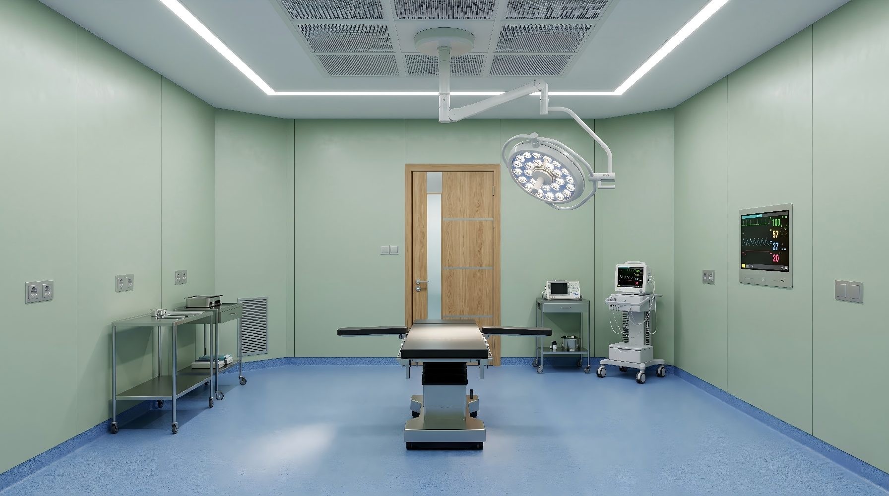 Premium Vinyl Flooring Solution for a Modern Hospital in Colombia
