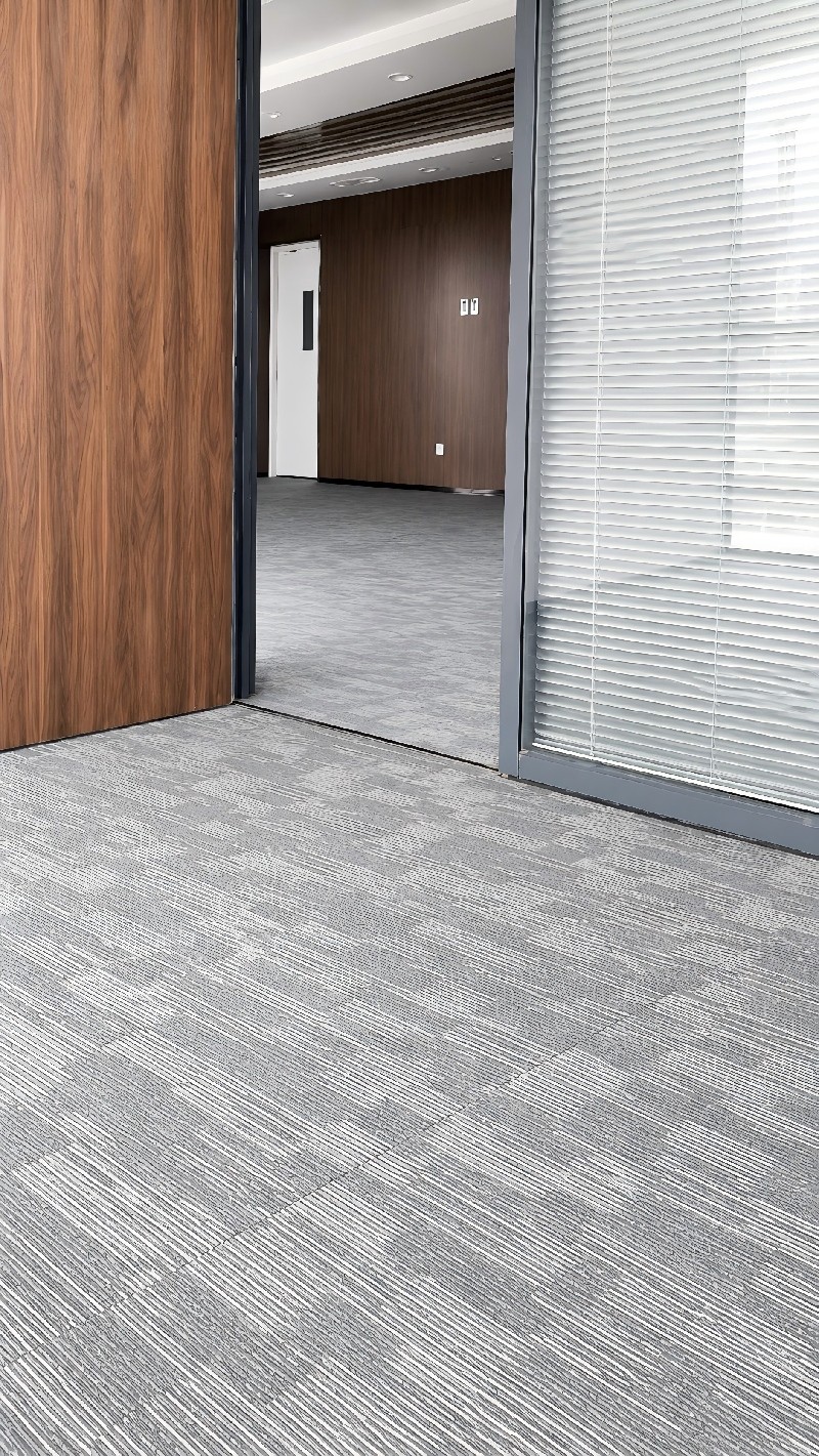 Singapore Grade-A Office Carpet Vinyl Tile Project