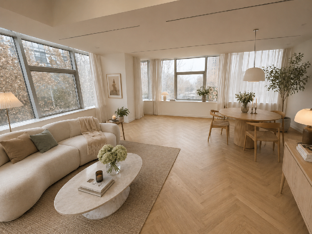 Commercial SPC Vinyl Flooring Project for Luxury Apartments in Great Britain